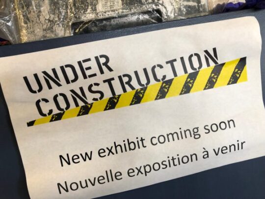 Preparing for a New Exhibit!
